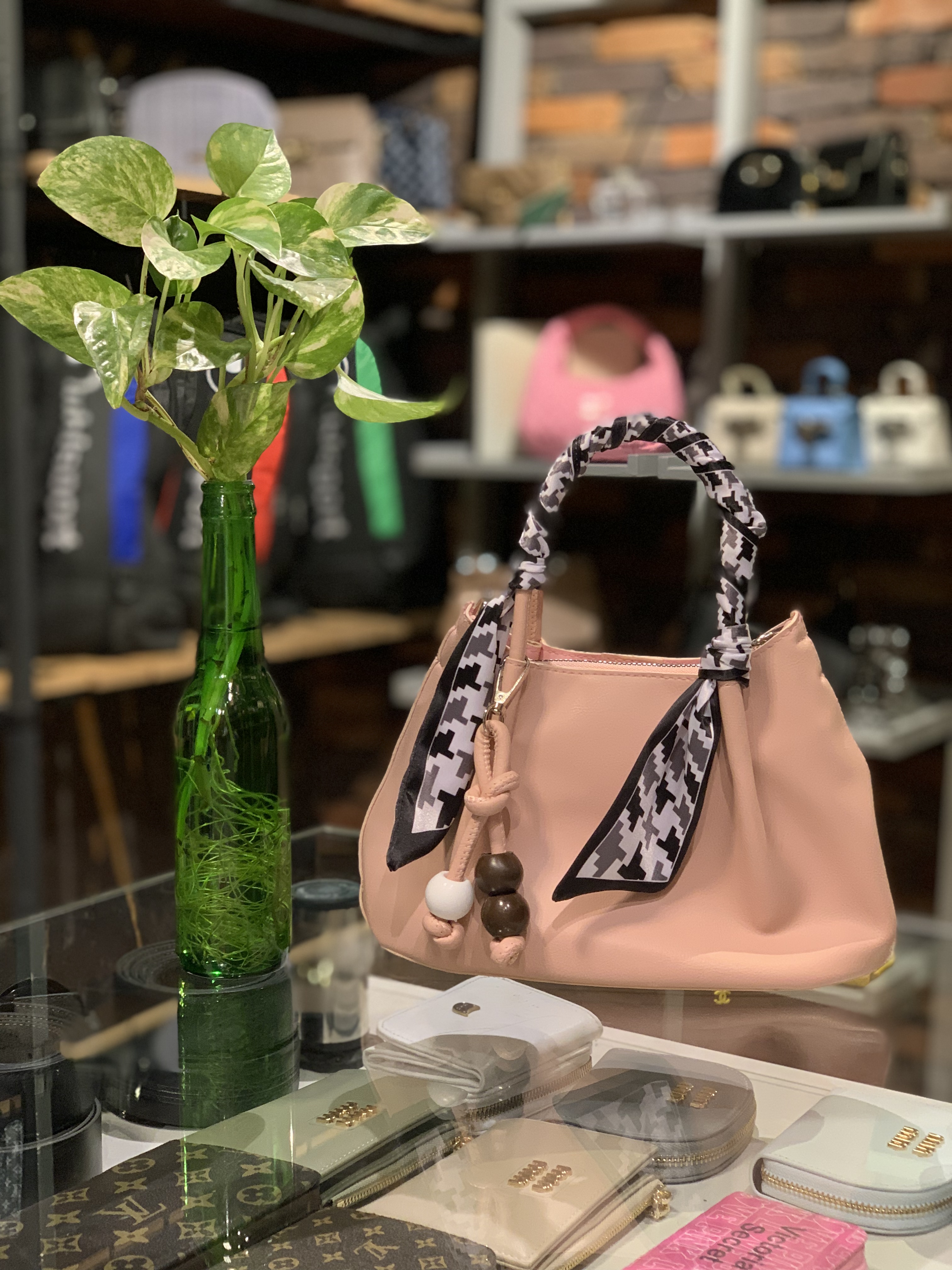 کیف زنانه سطلی اسکارف دار